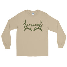 Load image into Gallery viewer, Ataaso Antler Longsleeve Tshirt (Green)
