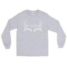 Load image into Gallery viewer, Ataaso Antler Longsleeve Tshirt (White)