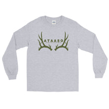 Load image into Gallery viewer, Ataaso Antler Longsleeve Tshirt (Green)