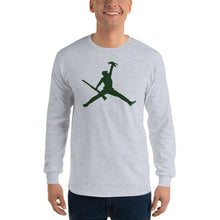 Load image into Gallery viewer, Duckman - Long Sleeve T-shirt (Green)