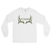 Load image into Gallery viewer, Ataaso Antler Longsleeve Tshirt (Green)
