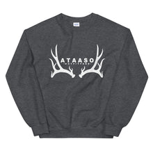 Load image into Gallery viewer, Ataaso Antler Crewneck (White)