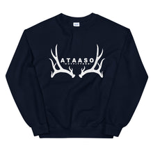 Load image into Gallery viewer, Ataaso Antler Crewneck (White)