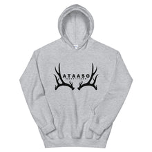 Load image into Gallery viewer, Ataaso Antler Hoodie (Black)