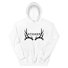 Load image into Gallery viewer, Ataaso Antler Hoodie (Black)