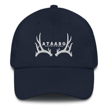 Load image into Gallery viewer, Ataaso Antler Dad Hat (White)
