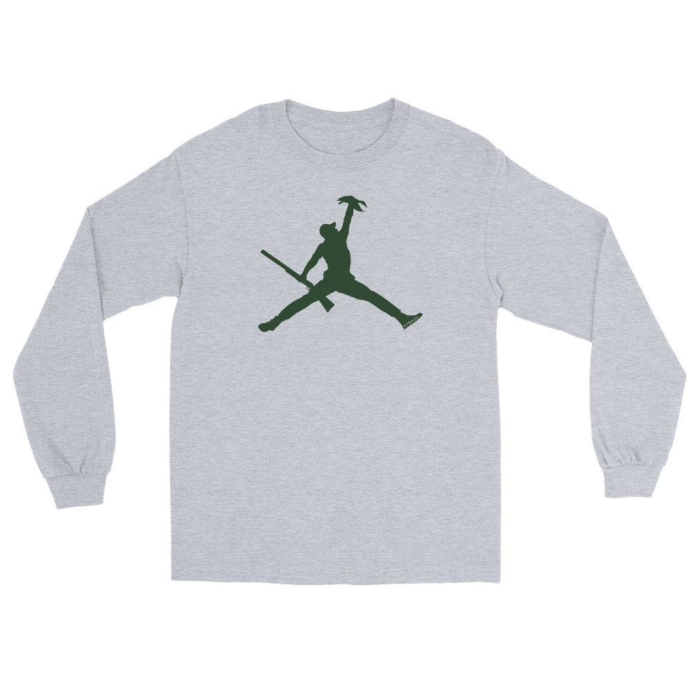 Duckman - Long Sleeve T-shirt (Green)
