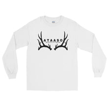 Load image into Gallery viewer, Ataaso Antler Longsleeve Tshirt (Black)
