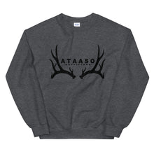 Load image into Gallery viewer, Ataaso Antler Crewneck (Black)
