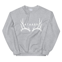 Load image into Gallery viewer, Ataaso Antler Crewneck (White)
