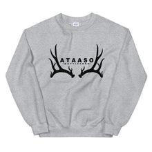 Load image into Gallery viewer, Ataaso Antler Crewneck (Black)
